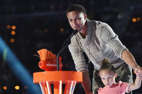 Stephen and Riley Curry at Kids' Choice Sports Awards 2015 | POPSUGAR ...