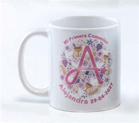 taza primera comunión personalizada especial comunión detalles