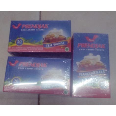 Jual Teh Prendjak Teh Prenjak Teh Celup Wangi Teh Sachet Isi 20 Sx3 Box