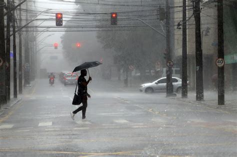 Chuva Mais De 20 Ruas De Curitiba Registraram Alagamentos Quedas De