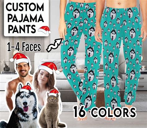 Custom Dog Photo Pajamas,personalized Pajamas Pants With Photo,pet ...