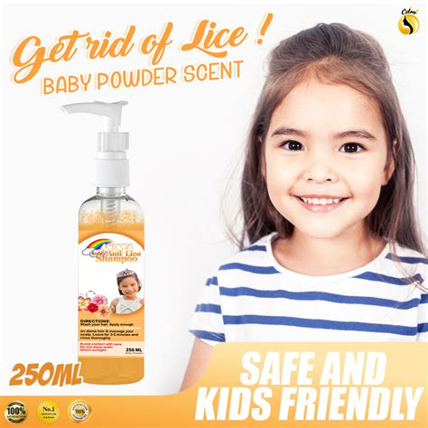 Andrea Anti Lice Kiddie Shampoo Baby Powder 250ml Pang Alis Kuto At