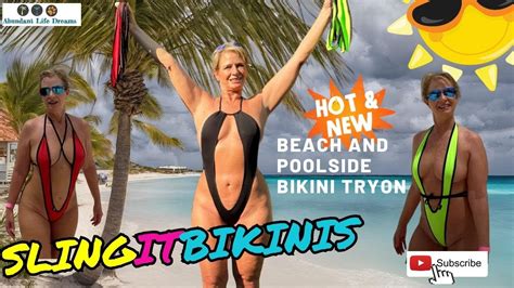 Sling It Bikinis Nassau Bahamas And Poolside Sling Bikini Tryon Haul