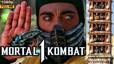 MK1 1995 SCORPION KLASSIC TOWER GAMEPLAY GORO AS KAMEO 1080p 60