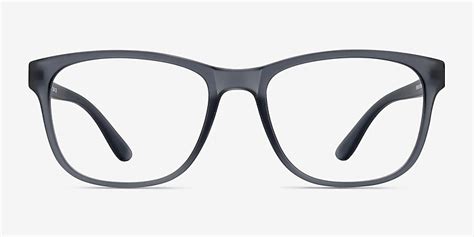 Milo Square Matte Gray Full Rim Eyeglasses Eyebuydirect