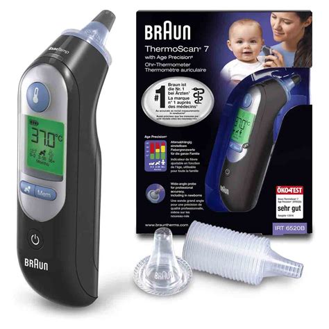 Braun ThermoScan 7 Ohrthermometer Mit Age Precision IRT6520B