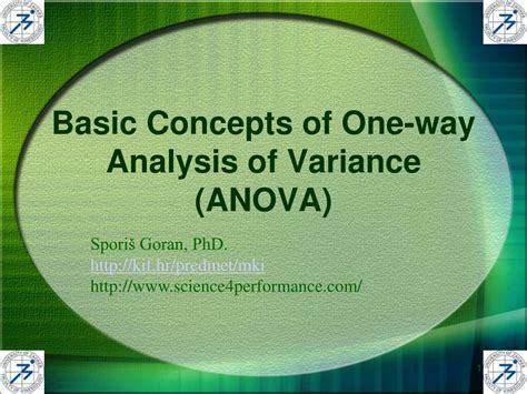 Ppt Basic Concepts Of One Way Analysis Of Variance Anova Powerpoint Presentation Id 2937969