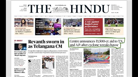 8 December 2023 The Hindu Newspaper Editorial Analysis Section 6A