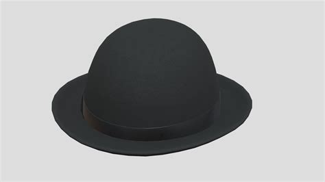 Bowler Hat Low Poly Pbr Realistic Buy Royalty Free 3d Model By Frezzy Frezzy3d [f582583