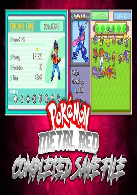 Pokemon Metal Red ROM Gameboy Advance