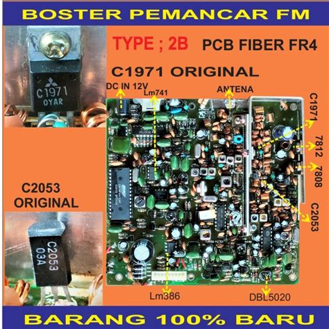 Jual BOSTER PEMANCAR FM RADIO HT RIG C1971 C2053 ORIGINAL TYPE 2B