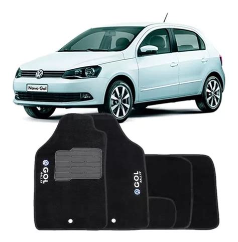 Tapete Carpete Confort Vw Gol G5 G6 Rallye 5 Peças Parcelamento sem