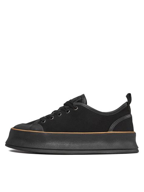 Max Mara Sneakers Aus Stoff Springsneakerc Schwarz Modivo At