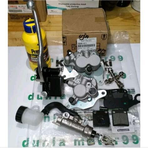 Jual Paket Komplite Cakram Set Caliper Kaliper Depan Belakang Klx