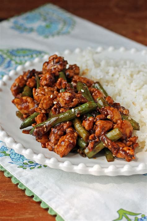 Garlic Green Bean And Turkey Stir Fry Emily Bites