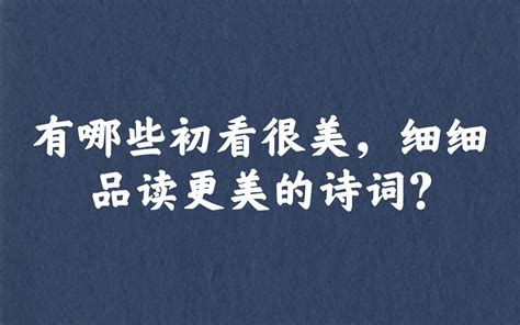 “叹隙中驹，石中火，梦中身” 初看很美，细品更美的诗词 哔哩哔哩