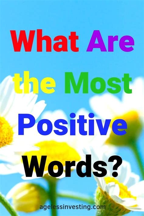 Positive Words To Write The Life You Want Artofit