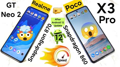 Poco X3 Pro Vs Realme GT Neo 2 Speedtest Ram Management Comparison