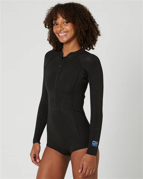 Patagonia Womens R1 Lite Yulex Long Sleeve Spring Jane Wetsuit Black