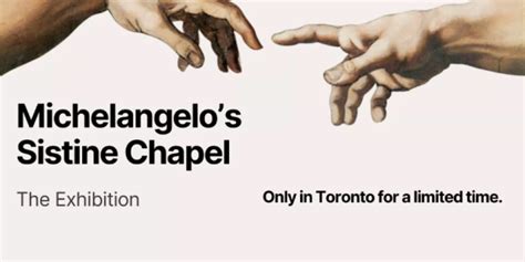 Michelangelos Sistine Chapel The Exhibition Showpass At Toronto Event