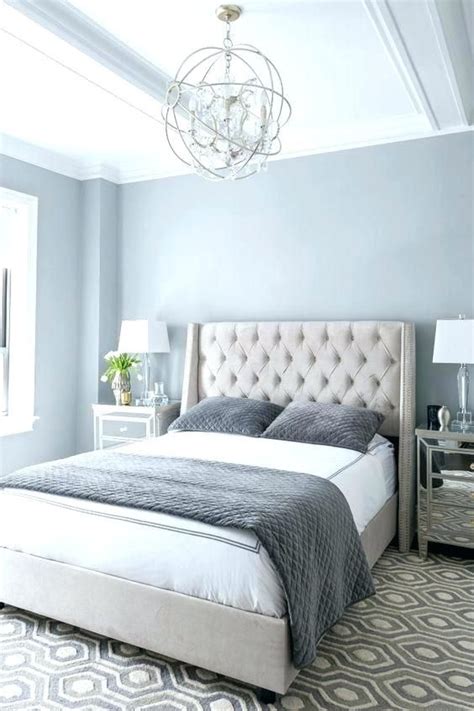 Light Grey Blue Bedroom Walls - Design Corral