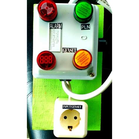 Jual Tuas Genset Ohm Saklar Cam Starter Safety Alarm Volt Meter 30A