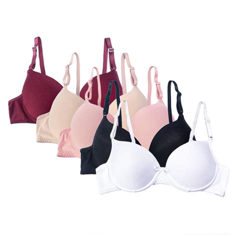 Kit 5 Sutiã Lingerie Sutian Bojo Confortável liso Soutien Preço