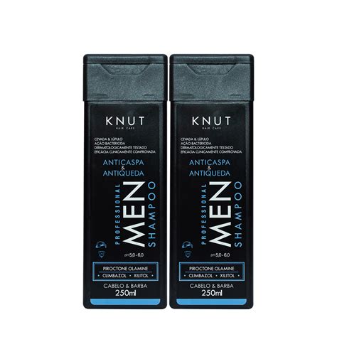 Kit Knut Professional Men Em Cabelo Barba Shampoo Ml