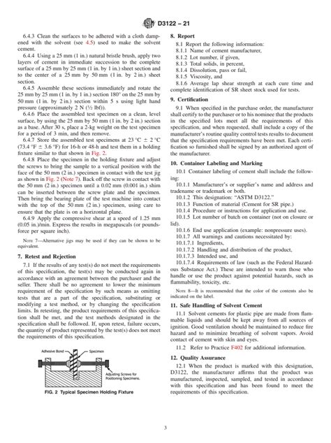 Astm D Standard Specification For Solvent Cements For Styrene