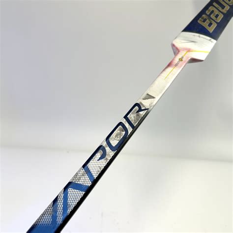 Used Regular Navy Bauer Vapor Hyperlite Goalie Stick P Curve