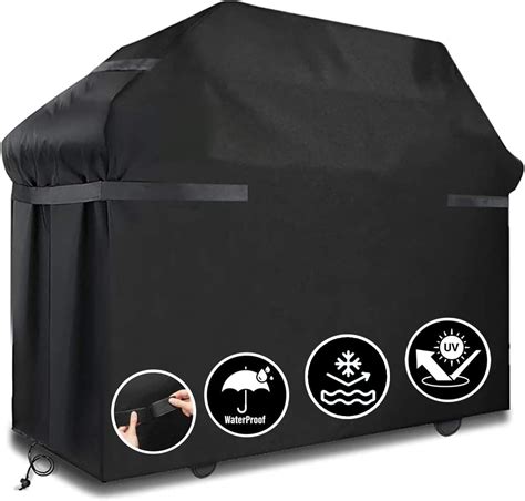 Qmq Barbecue Bbq Cover Heavy Duty Waterproof Grill Protection Large 58 Inch 145cm Uk