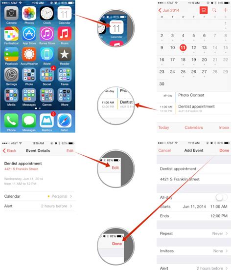 How To Create Edit And Delete Calendar Events On Your Iphone Or Ipad