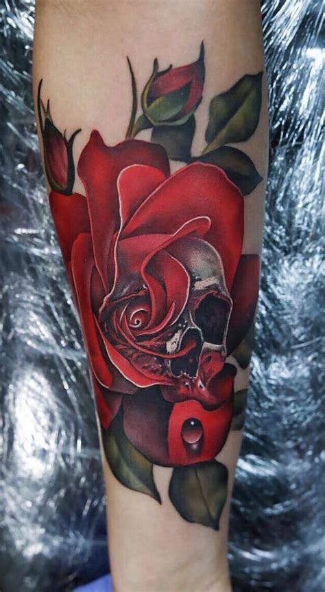 Skull Tattoo Rose Skull Tattoo Design Skull Rose Tattoos Feminine