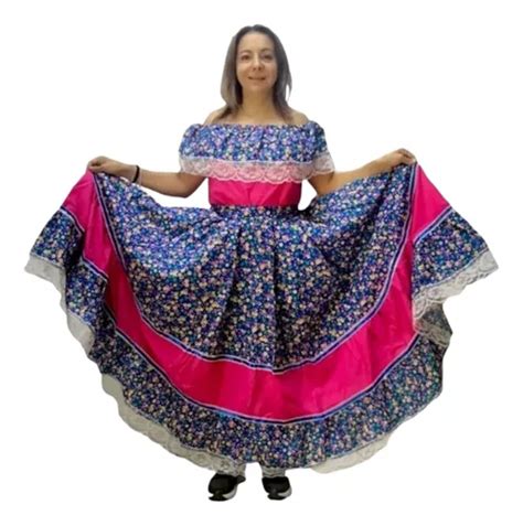 Vestido Regional T Pico Sinaloa Env O Gratis