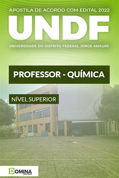 Apostila Digital Concurso UNDF 2022 Professor Química