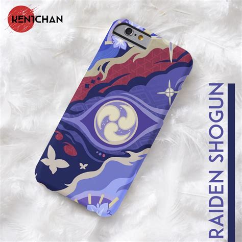 Jual Phone Case Custom Raiden Shogun Namecard Genshin Impact Shopee