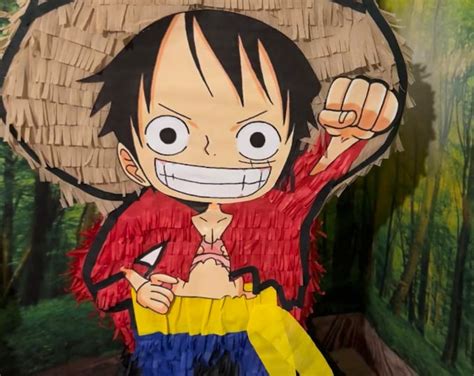 Anime Luffy One Piece Pinata 28x16x5 Etsy