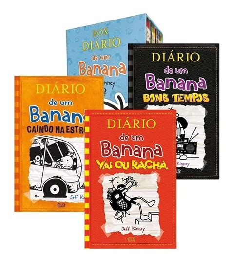 11 Livros Box Diario De Um Banana Completo Jeff Kinney Atual R 329