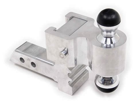 Rapid Hitch Adjustable Aluminum Ball Mount Kit W Greaseless Balls