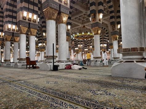 Medina, Saudi Arabia, Oct 2022 - Beautiful inside view of Prophet Mosque Medina. 13104191 Stock ...