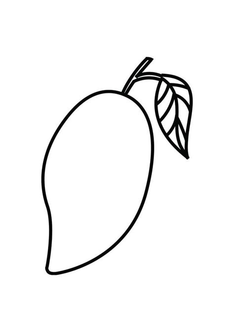 Dibujo De Mango Para Colorear Dibujos De Mango Para Colorear E