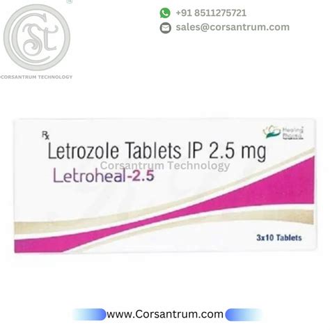 Letroheal Mg Letrozole Tablets At Rs Stripe Femara In Surat