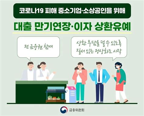 소상공인 대출 만기연장·이자상환 유예조치 또다시 연장한다