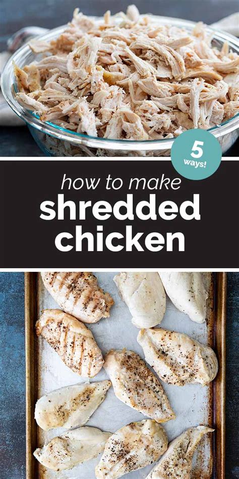 How To Make Shredded Chicken Artofit