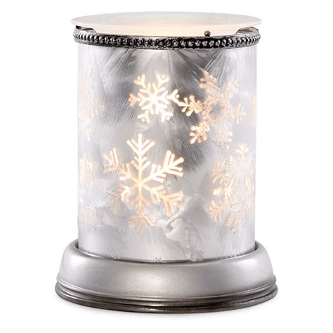 Silver Frost Lampshade Scentsy Warmer Scentsy Holiday Collection