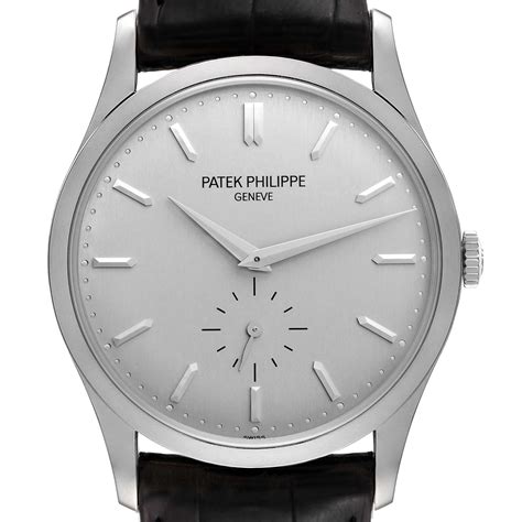 Patek Philippe Calatrava White Gold G Stock Swisswatchexpo