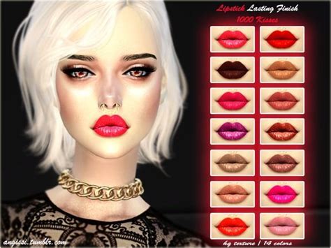 Angissi S Lipstick Lasting Finish Kisses Sims Sims Sims Blog