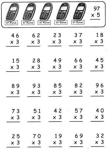 Fichas De Multiplicaciones Por Cifra Fichas De Primaria 49830 Hot Sex