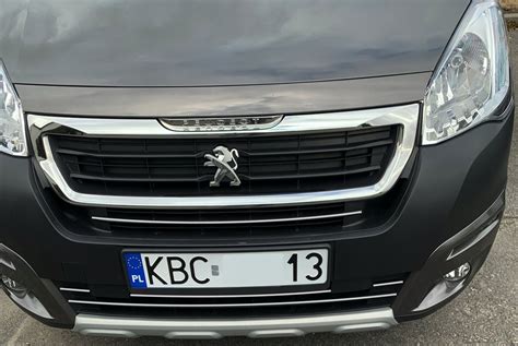 Peugeot Partner Listwy Chrom Grill Zderzak Atrapa Martig