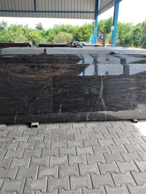 Brown Polished Himalaya Blue Granite Slab For Flooring Thickness 15